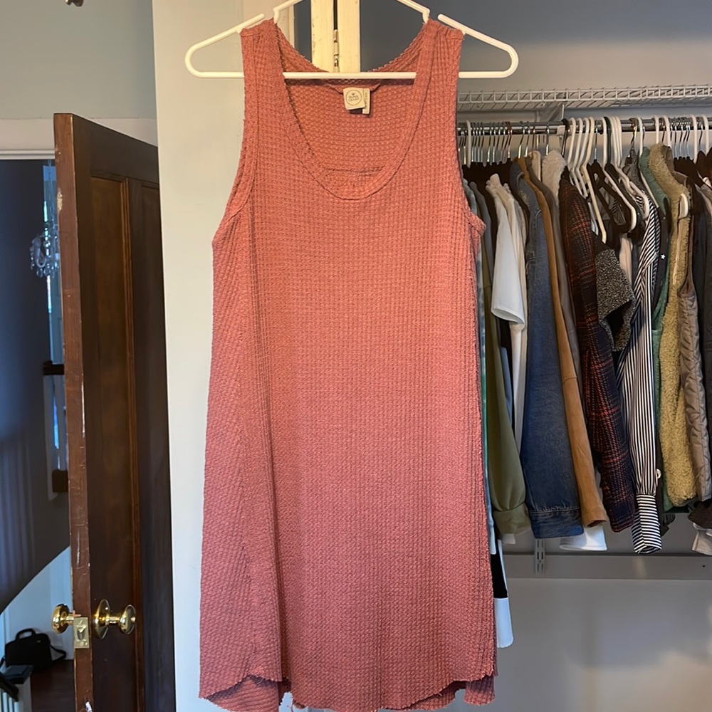 Dark pink dress